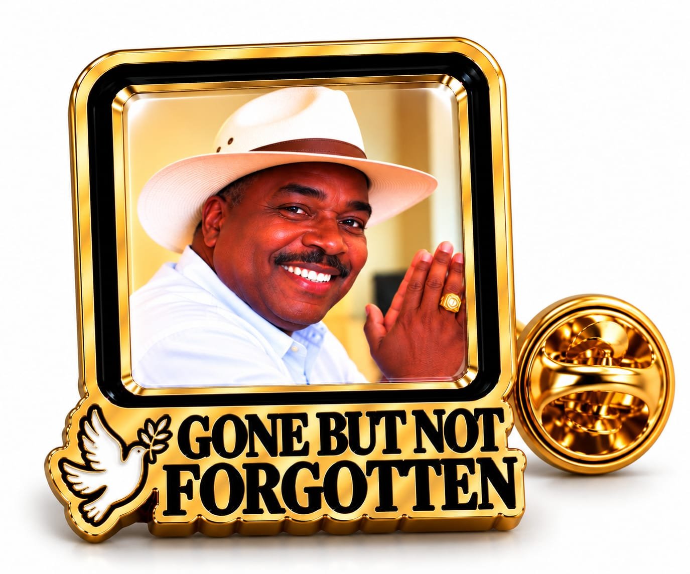 Gone But Not Forgotten Memorial Lapel Pin