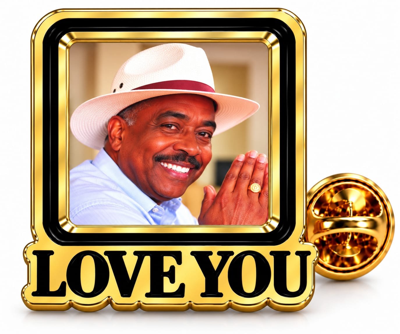 We Love You Memorial Lapel Pin