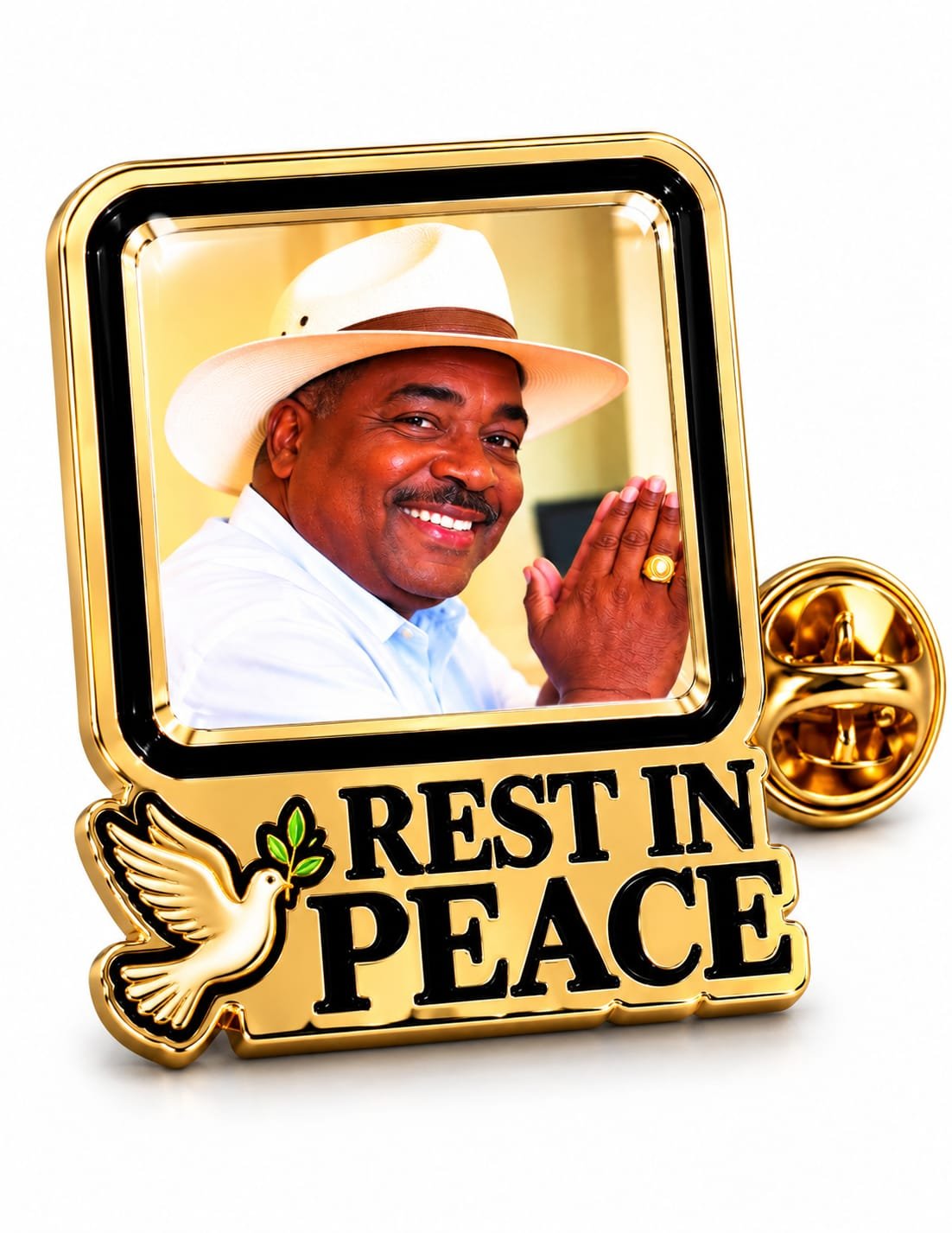 Rest in Peace Memorial Lapel Pin